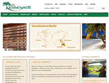 Tablet Screenshot of beneckes-reisewelt.de